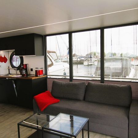 Hausboot Fjord Nordstern Mit Dachterrasse In Schleswig Hotell Eksteriør bilde